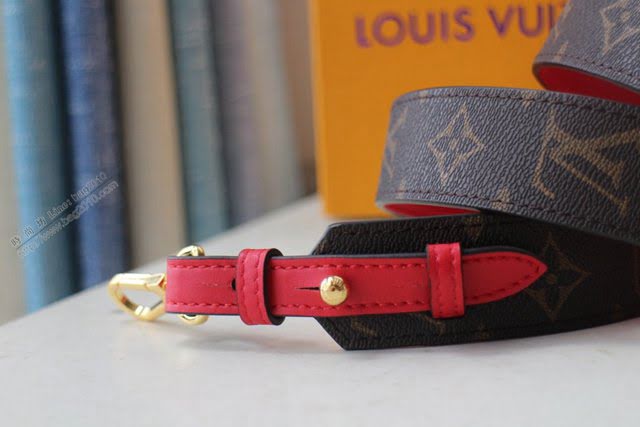 lv肩帶 原單MONOGRAM XL雙面肩帶 J02371 lv老花肩帶 lv配飾  lvqb1707